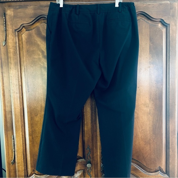 Talbots Heritage Pants Navy Blue Straight Leg Stretch Plus size 16 W Petite - Picture 3 of 16